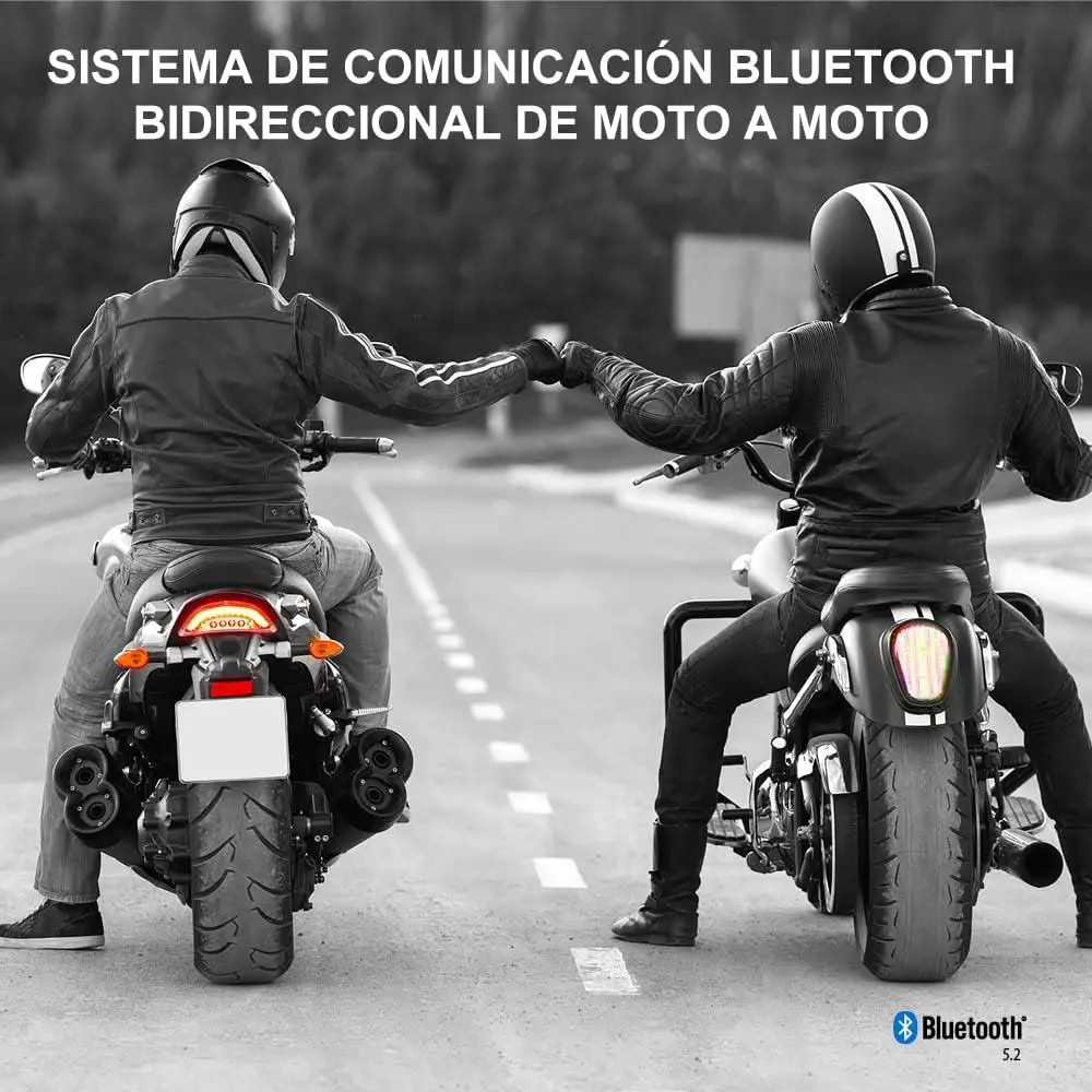 Intercomunicadores Cardo con sistema de comunicación Bluetooth bidireccional de moto a moto.