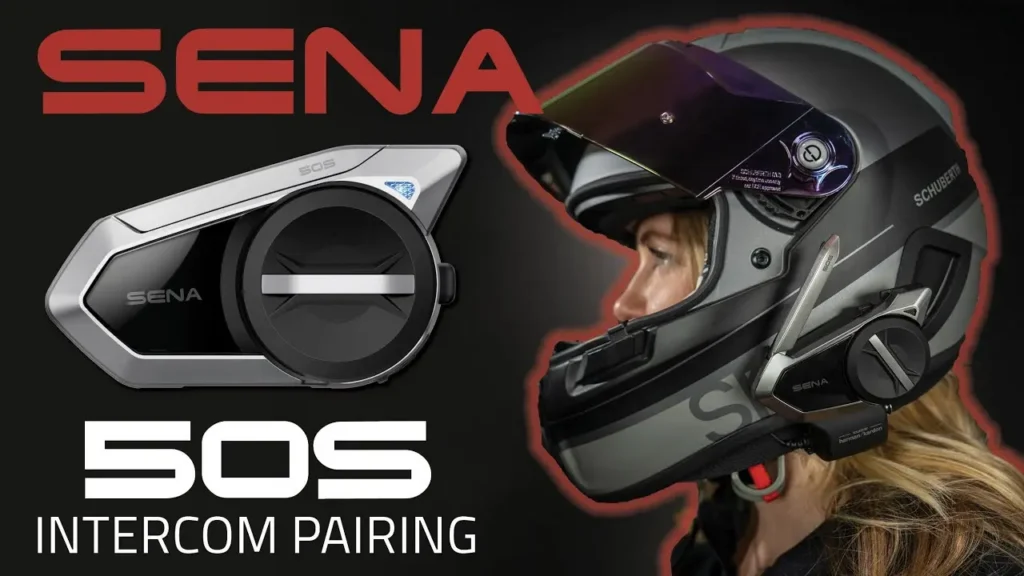 Intercomunicador de moto Sena 50S con sonido Harman Kardon instalado en casco