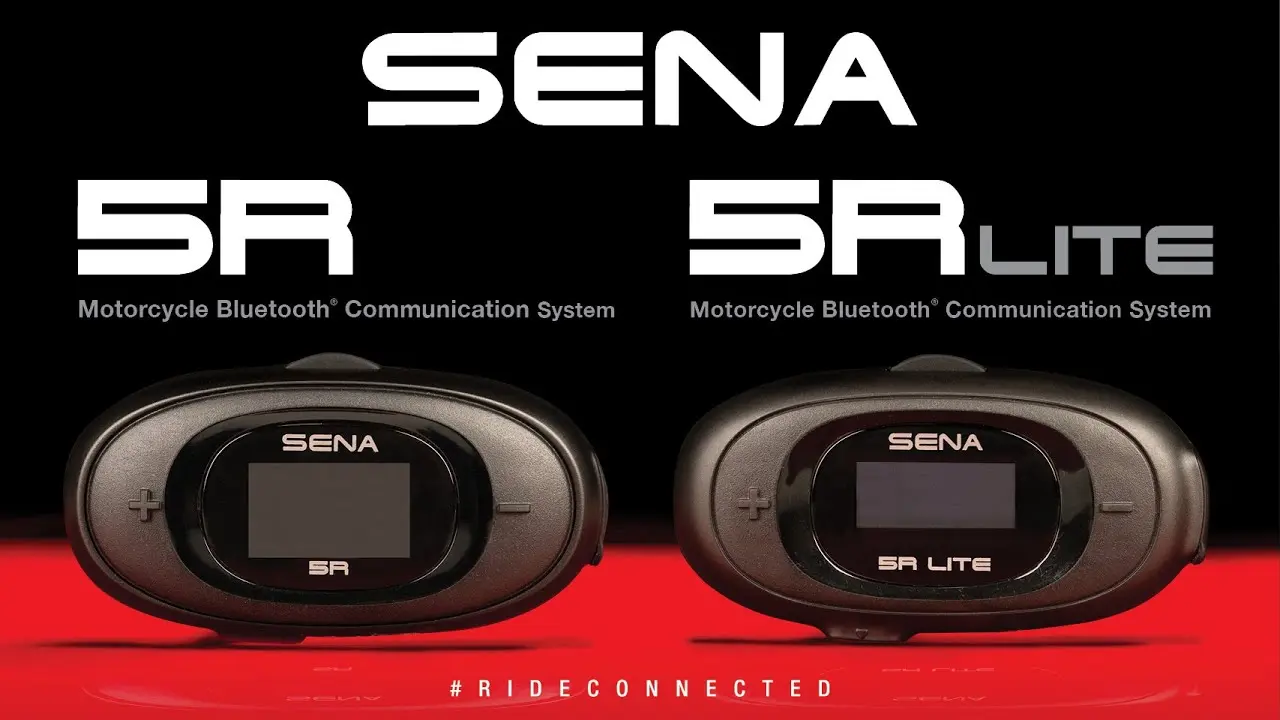 Intercomunicadores Sena 5R con pantalla LCD trasera y conexión Bluetooth